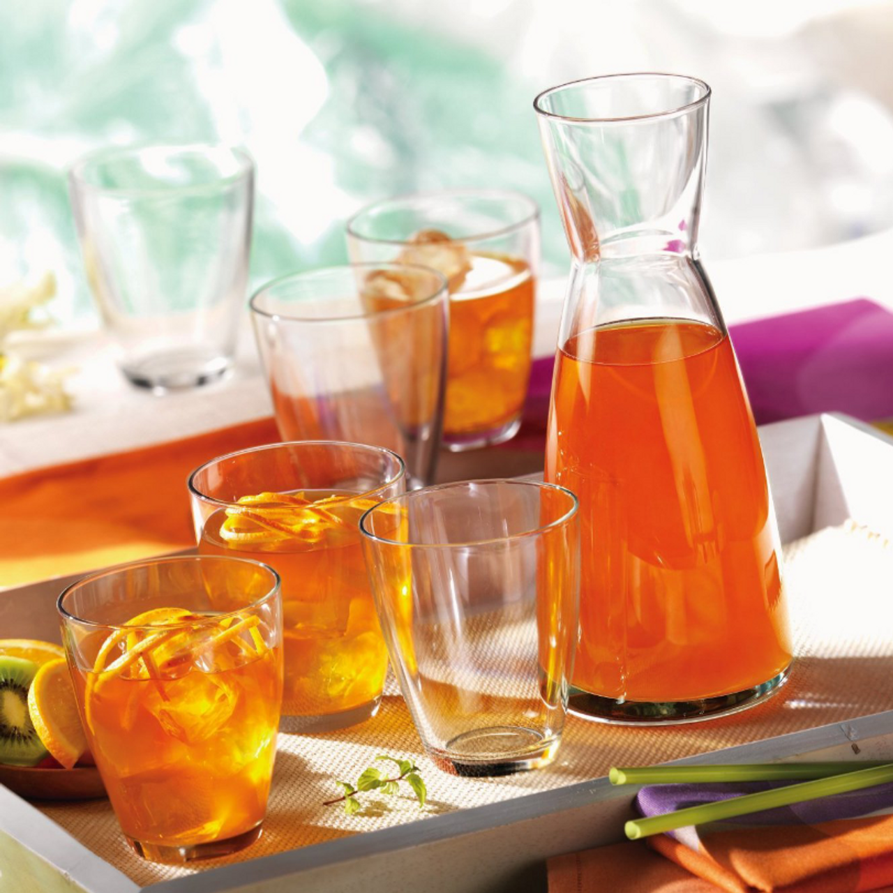 Rocco Bormioli Karaf Ypsilon 1 liter Glas