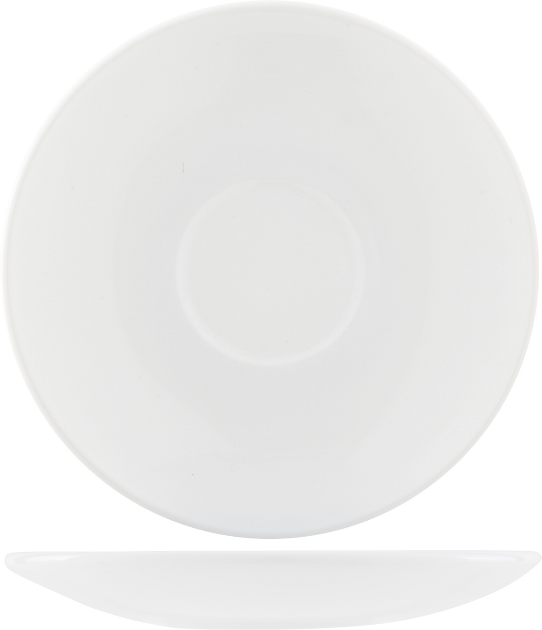 Arcoroc plate Restaurant Wit 15.5 cm Hard Glass White