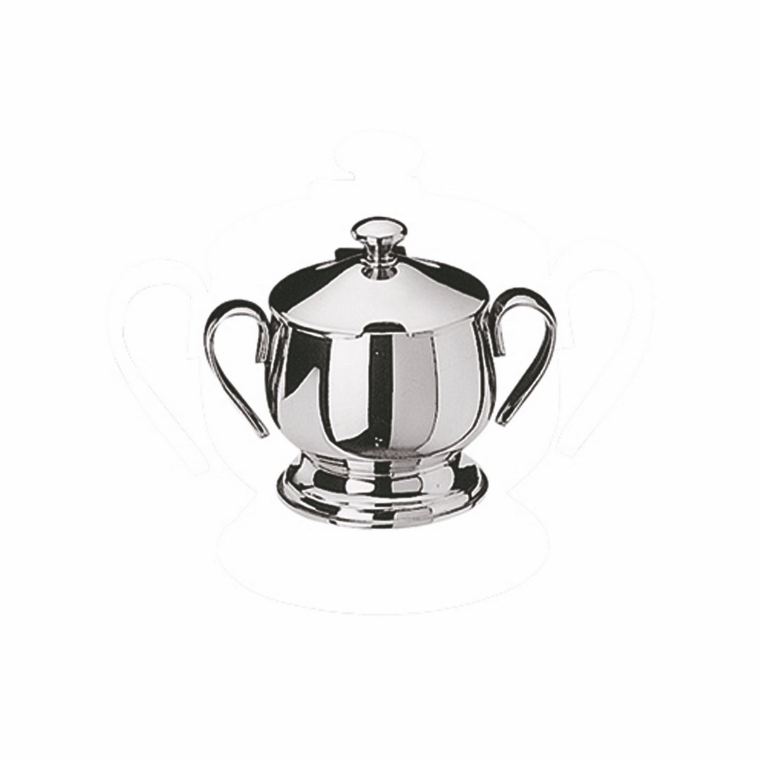 Sugar Bowl With Base With Lid; C: 5-1/8 Oz.