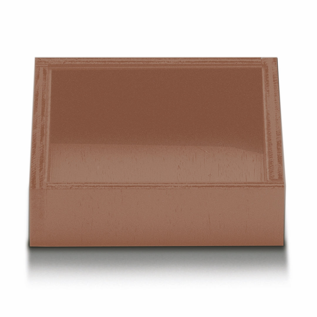 Wenge Wood Finish Square Basket; L: 6" W: 6" Walnut