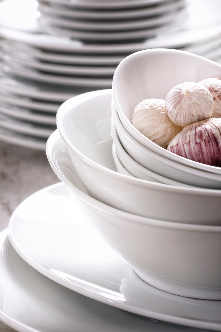 Palmer Schaal White Delight 25 x 16 cm 70 cl Porselein Wit