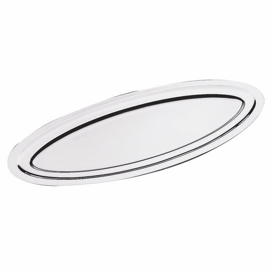 Fish Plate With Reinforced Edge L: 27-1/2" W: 11-3/8"