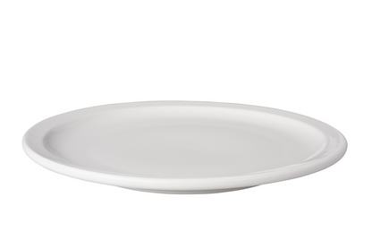 Mammoet plate narrow rim Budgetline 24 cm Porcelain White