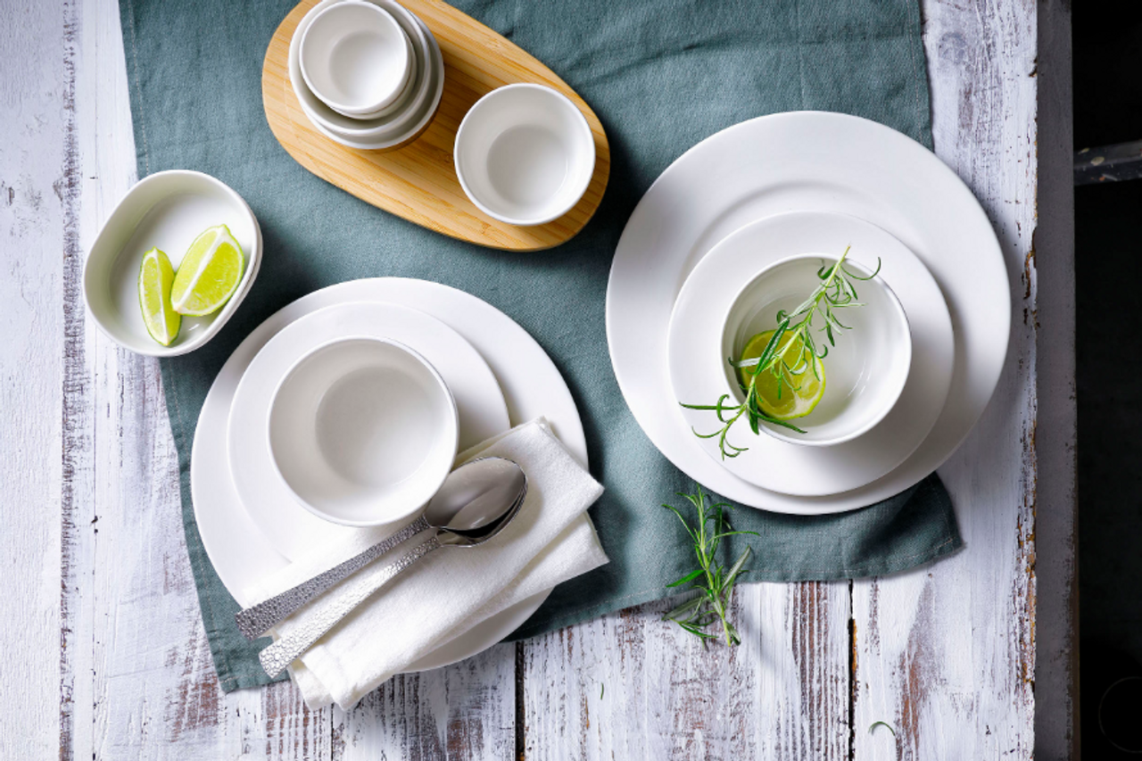 Maastricht Porselein Bowl Lux 4 11.5 cm 45 cl Offwhite