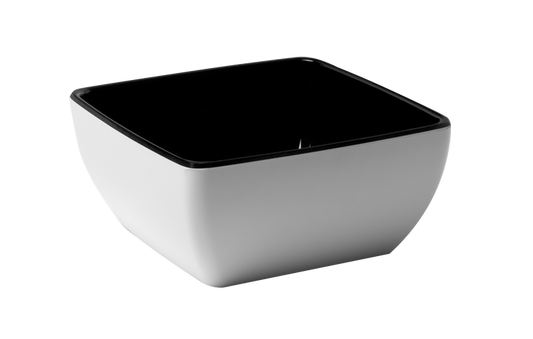 truyts-schaal-melamine-19-x-19-cm-zwart-wit-melamine-1-stuk_