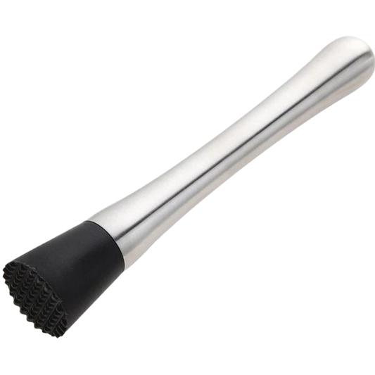 bar-professional-muddler-26-5-cm-kunststof-rvs-zwart-zilver_