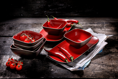 Palmer Schaal Lava 12 x 12 cm 30 cl Stoneware Bruin