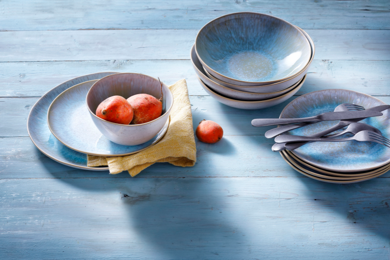 Palmer plate Light Blue Sea 22.5 cm Stoneware Blue