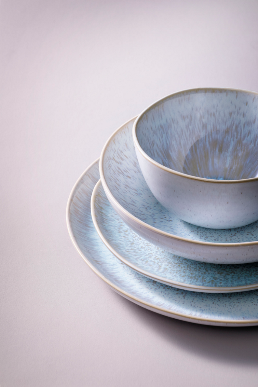 Palmer plate deep Light Blue Sea 22 cm Stoneware Blue