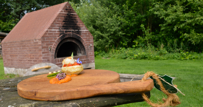 Twents Hout Tapasplank Food Safe 38 x 30 cm Hout Bruin