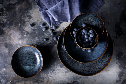 Palmer plate Eccentric 22 cm Stoneware Blue