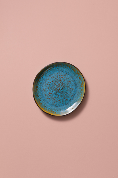 Palmer plate Lotus 20.5 cm Stoneware Turquoise