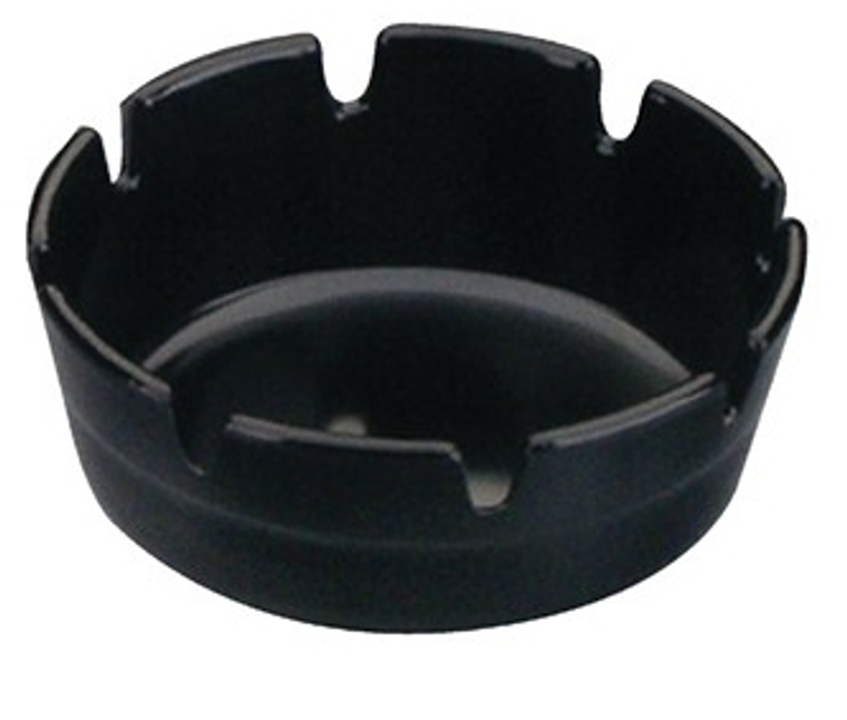 asbak-neutraal-10-cm-melamine-zwart-1-stuk_
