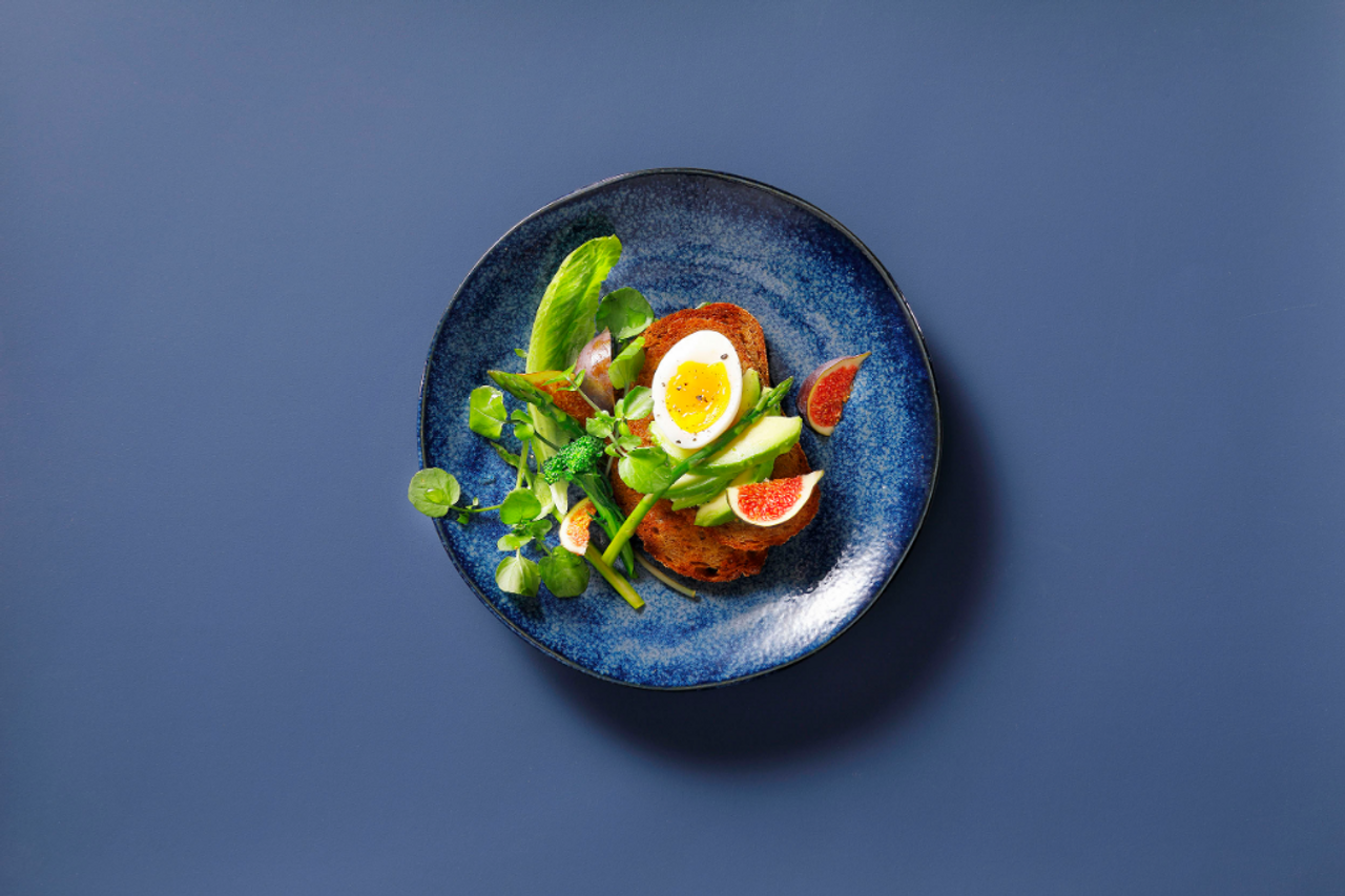 Palmer Bord Kiryu 25.5 cm Porselein Blauw