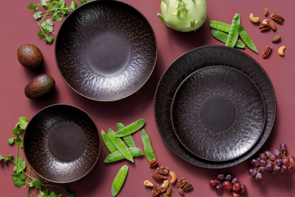 Palmer plate coupe Ruston 27 cm Stoneware Brown