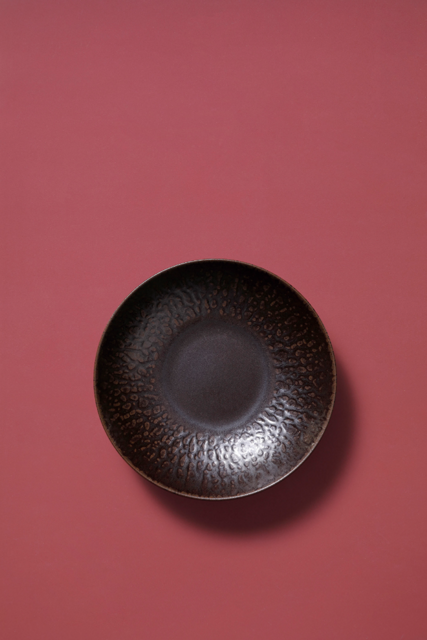 Palmer Bord diep coupe Ruston 22 cm Stoneware Bruin