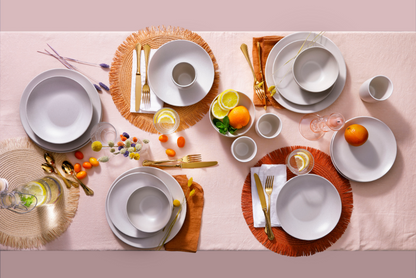 Mammoet Bord diep Spirit 21.5 cm Stoneware Wit