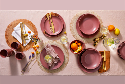 Mammoet Bord diep Spirit 21.5 cm Stoneware Rood