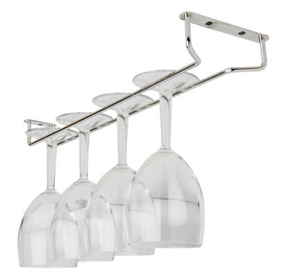 Bar Professional Glazenrek Racks 40 x 11 cm Staal Zwart