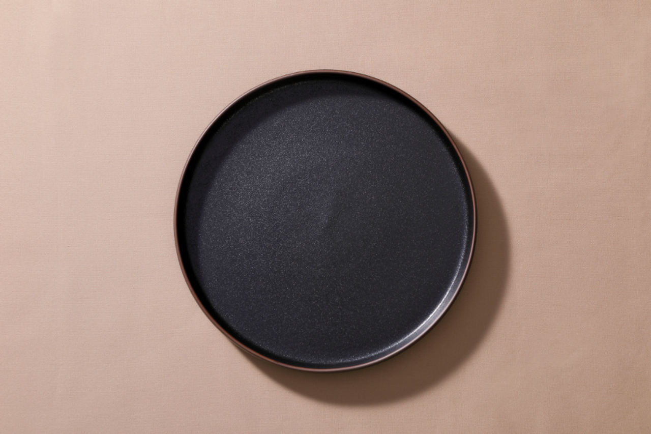 Maastricht Porselein Bord Cafe Noir 26 cm Zwart