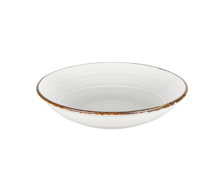 by-bone-bord-diep-helix-gleam-25-cm-creme-bruin-porselein_