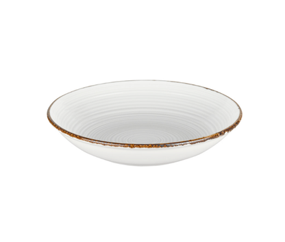 by-bone-bord-diep-helix-gleam-25-cm-creme-bruin-porselein_