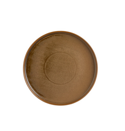 By Bone Bord Met Rand Kaldi 19 cm Porselein Bruin